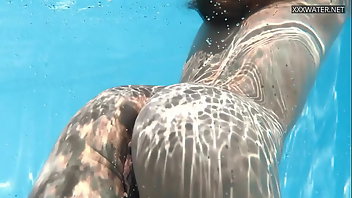 Underwater Pornstar Bikini Brunette Hungarian 