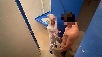 Toilet Blowjob Public Gym 