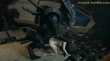 Alien Pussy 3D Doggystyle 