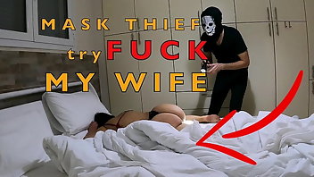 Mask MILF Wife Spanking 